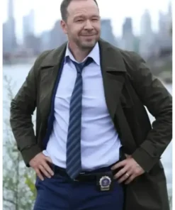 Blue Bloods Donnie Wahlberg Green Cotton Coat