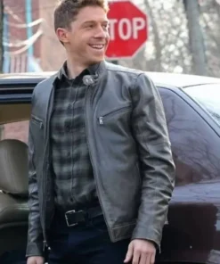 Blue Bloods S12 Joe Hill Leather Brown Jacket