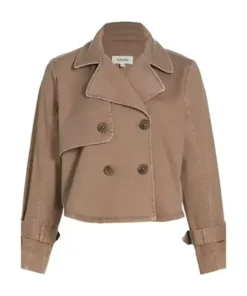 Blue Bloods S14 Eddie Janko Portia Brown Cotton Jacket