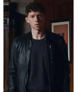 Blue Bloods Will Hochman Black Bomber Leather Jacket