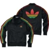 Bob Marley Black Adidas Track Jacket