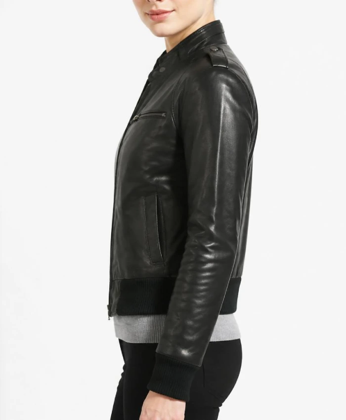 Bomber Leather Jackets For Women