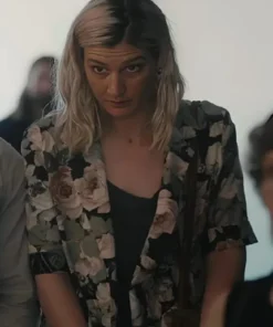 Booger Grace Glowicki Floral Print Blazer