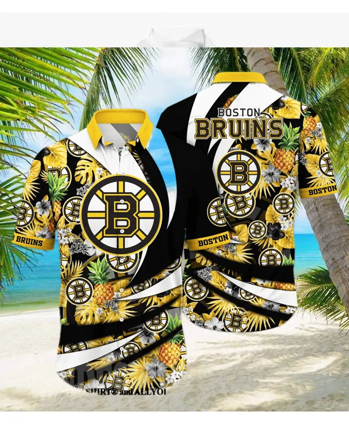 Boston bruins hawaiian shirt 2025