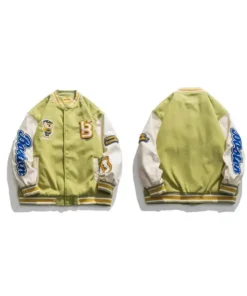 Boston Varsity Green Jacket