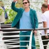 Brad Pitt Babylon Teal Suit