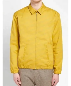 Brad Pitt TV Series Bullet Train Ladybug Yellow Men Cotton Jacket