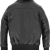 Bradford Bomber Shearling Black Leather Jacket sale
