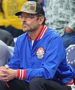 Bradley Cooper Julius Dr.J Erving Varsity Jacket