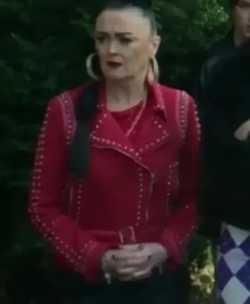 Brassic Joanna Higson Suede Red Jacket
