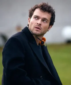 Brave New World Alden Ehrenreich John The Savage Black Wool Blend Coat