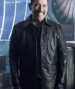 Breacher TV-Series The Flash Season 04 Danny Trejo Leather Black Coat