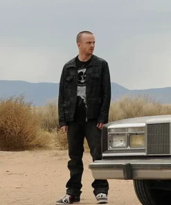 Breaking Bad Jesse Pinkman Black Leather Jacket