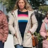 Breeders 2020 Daisy Haggard Beige Hooded Coat