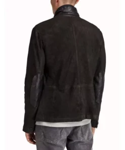 Brenton Thwaites TV Series Titans Dick Grayson Black Suede Leather Jacket