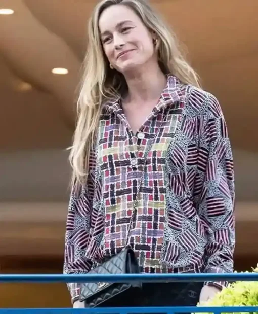 Brie Larson 76th Ceremony Buttoned Shirt