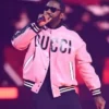 Brit Awards Idris Elba Pink Varsity Jacket