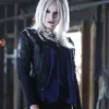 Brit Morgan Supergirl Black Leather Jacket