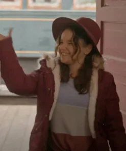 Britney The Perfect Pairing Maroon Jacket