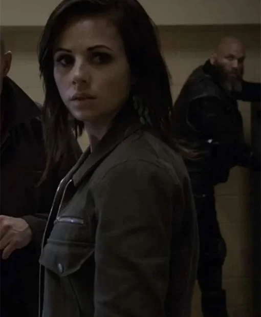 Brooke Williams TV Series Agents of Shield Snowflake Leather Jacket