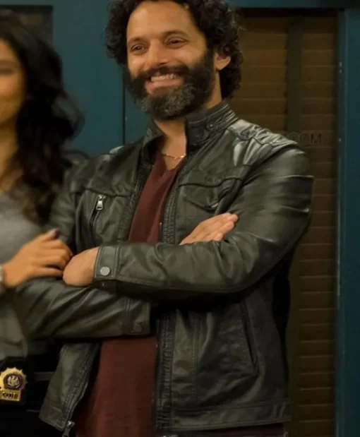 Brooklyn Nine-Nine Jason Mantzoukas Leather Black Jacket