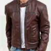 Brownish Men Classic Leather Jackets