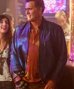 Bruce Campbell Ash vs Evil Dead Blue Jacket