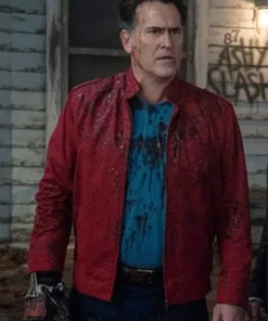 Bruce Campbell Ash vs Evil Dead Red Jacket