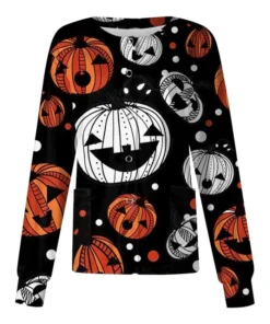 Bubble into the Trouble Halloween Scrub Cotton Jacket