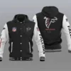 Buddy Atlanta Falcons Baseball Varsity Jacket With Hood
