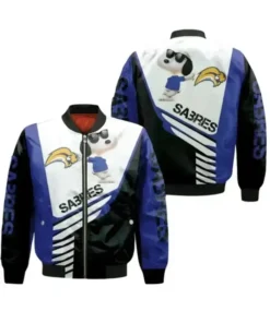 Buffalo Sabres Snoopy Vintage Bomber Jacket
