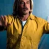 Bullet Train Brad Pitt Yellow Men Cotton Jacket