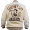 Buy AC Milan Varsity Bomber Off White Jacket
