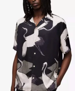 Buy Access Daily Scott Evans Bird Print Shirt For Men And Women