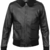 Buy Adryan Shearling Bomber Real Sheepskin Leather Jacket
