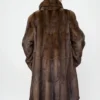 Buy Alexandra Brownish Mink Fur Jacket For Men And Women