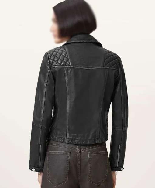 Buy All Saints Cargo Distressed Biker Leather Jacket For Men And Women