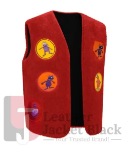 Black Panther Party Letterman Varsity Jacket For Sale in Red