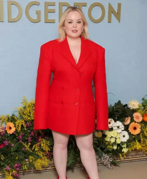 Buy Bridgerton 2024 Nicola Coughlan Red Blazer