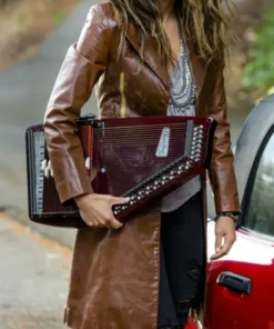 Buy Brittany Willacy Chesapeake Shores Brown Trench Coat