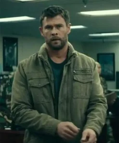 Buy Captain Mitch Nelson 12 Strong Movie Chris Hemsworth Green Cotton Jacket For Men And Women For Sale
