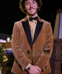 Buy Claim to Fame Frankie Jonas Brown Blazer