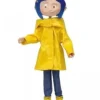 Buy Coraline Yellow Hooded Raincoat For Mens and Womens