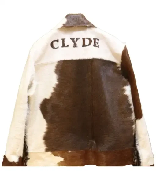 Buy Cowhide Brown And White Leather Fur Jacket For Men And Women