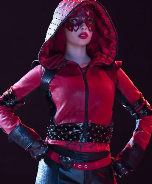 Buy Descendants The Rise Of Red Kylie Cantrall Leather Hooded Jacket