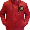 Buy Eminem Houdini Song Red Hooded Jacket