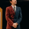Buy Jordan Peterson Blue & Maroon Classic Suit