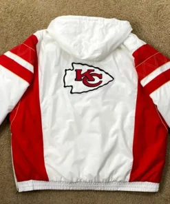 Buy Kansas City Chiefs Chiefs Starter White Jacket With Hood For Sale