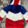 Buy Larry Buffalo Bills Color Block Faux Fur Coat For Women