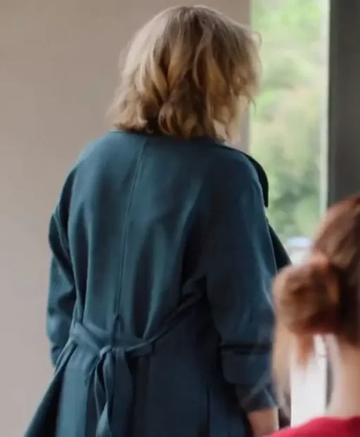 Buy Lucy Lawless TV-Series My Life is Murder Season 04 Alexa Crowe Teal Trench Coat For Men And Women